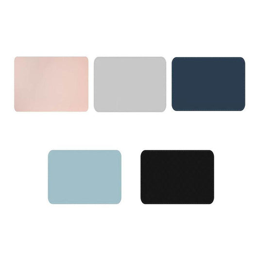Leather Mouse Pad 30x25.5cm Waterproof Gaming Desk Mat Anti Slip Rubber Mousepad - Pink