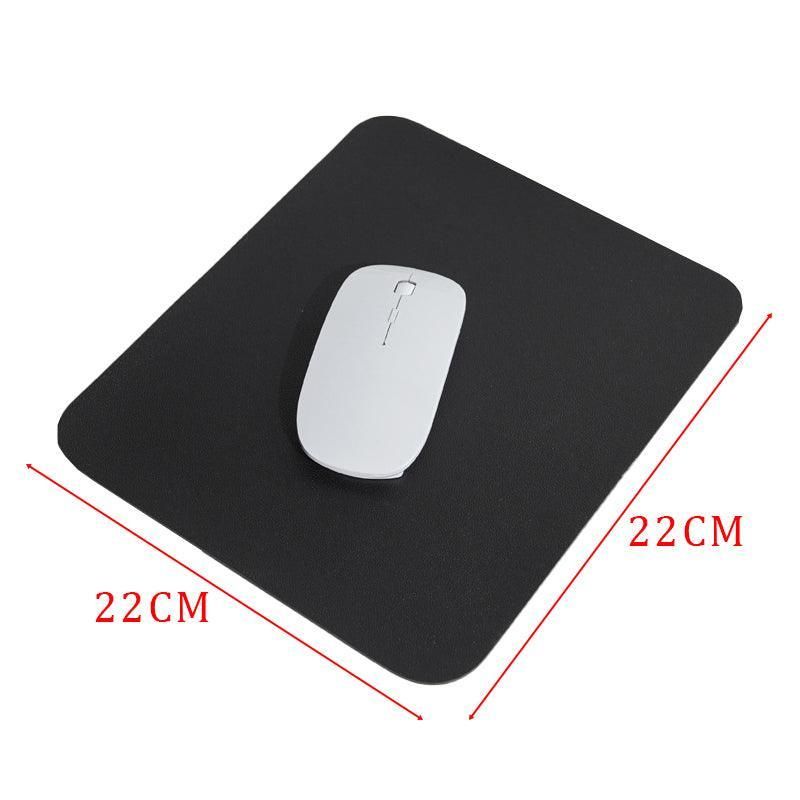 Pu Leather Gaming Mouse Pad Desk Mat Anti-Slip Speed Mousepad 22X22Cm Waterproof - Blue