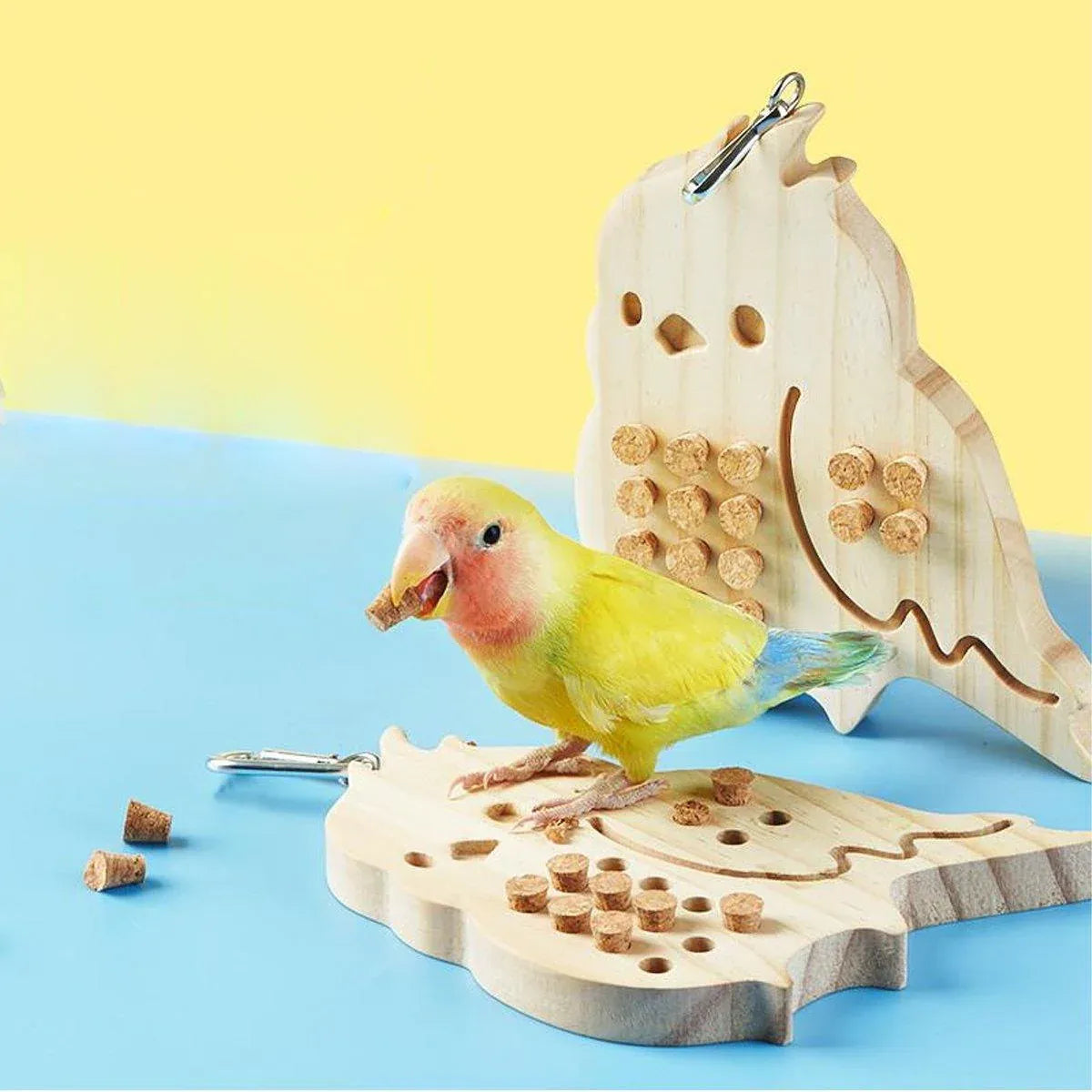 Parrot Toy Nibbling Relief Anti-Depression Puzzle Supplies for Bird Chewing Fun - Parrot Toys