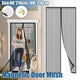 Striped Screen Door Curtain Mesh with Auto Close for Insect Protection and Ventilation - 80*210cm - Mekamart Australia