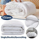 Luxury Hotel Quilt Core β Soft Microfiber Down Alternative Comforter for All Seasons - 210x210cm-Cotton - Mekamart Australia