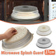 Multifunctional Microwave Oven Food Cover Heat Resistant Folding Splash Guard - Grey - Mekamart Australia
