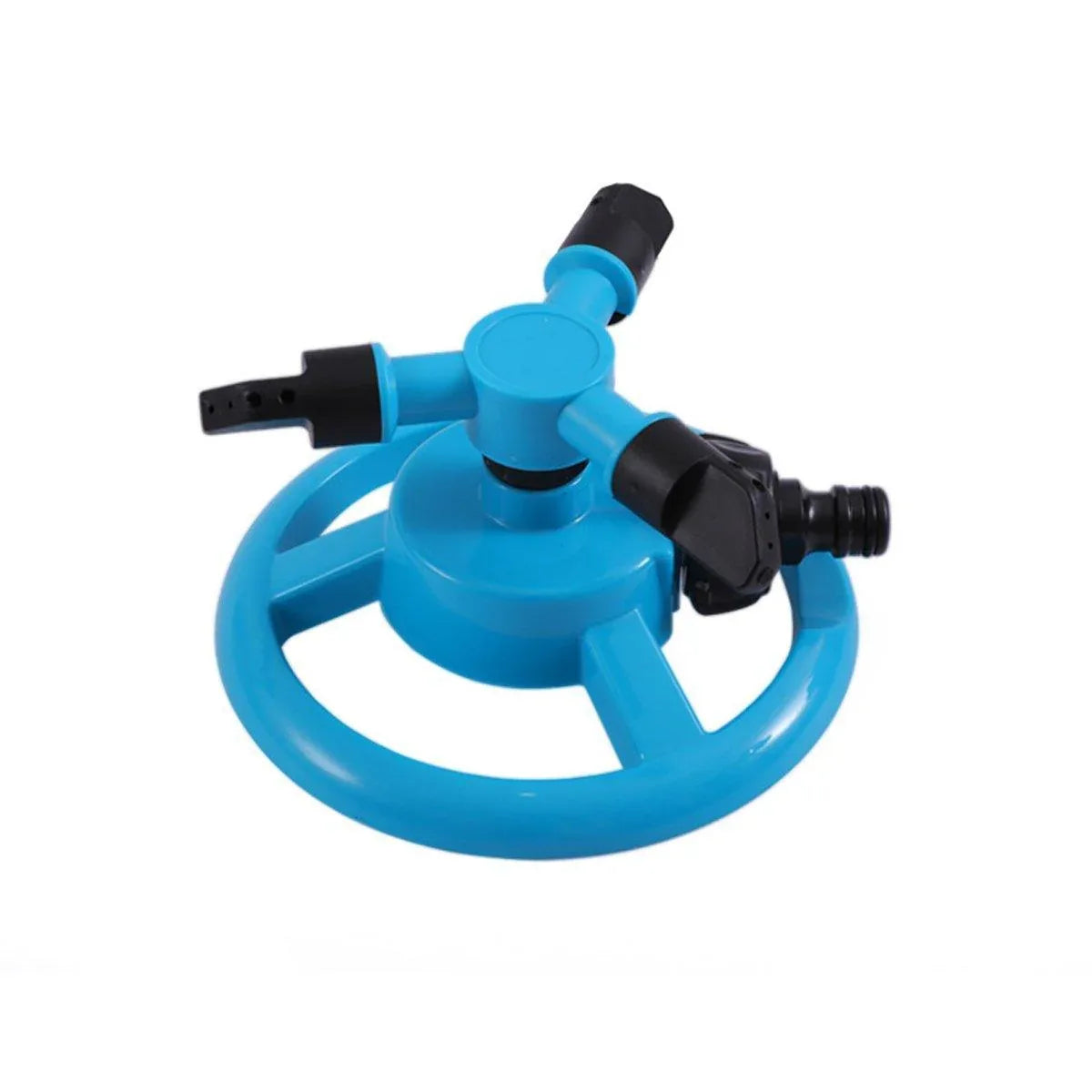 Small Disc Sprinkler 360 Degree Rotating Garden Sprayer Three Prong Spray Water - Green - Mekamart Australia