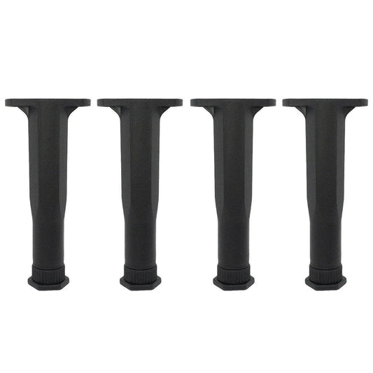 4pcs Adjustable Bed Frame Feet Ribbed Furniture Support Legs Sturdy Foundation - Mekamart Australia