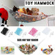 Soft Large Toy Hammock Mesh Net Storage Organizer for Bedroom Plush Toys - White - Mekamart Australia