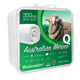 Woolcomfort Aus Made Merino Wool Quilt 350GSM 210x210cm Queen Size - Mekamart Australia