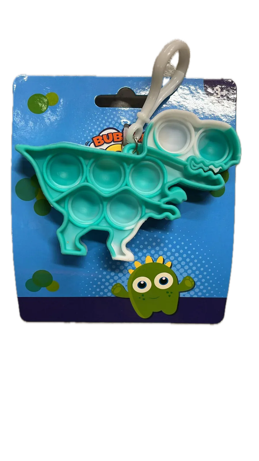 Push Bubble Pop It Fidget Keyring Squeeze Toy Sensory Silicone Stress Reliever - Mekamart Australia