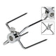 2pcs Rotisserie Spit Forks Roast Chicken Fork Kabob Skewer BBQ Spit Forks Gyro - Mekamart Australia