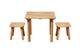 Classic Square table and 2 stools - Mekamart Australia