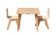 Danish Square table and 2 chairs - Mekamart Australia