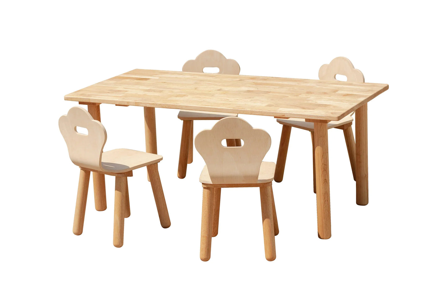 Classic Rectangular table and 4 chairs - Mekamart Australia