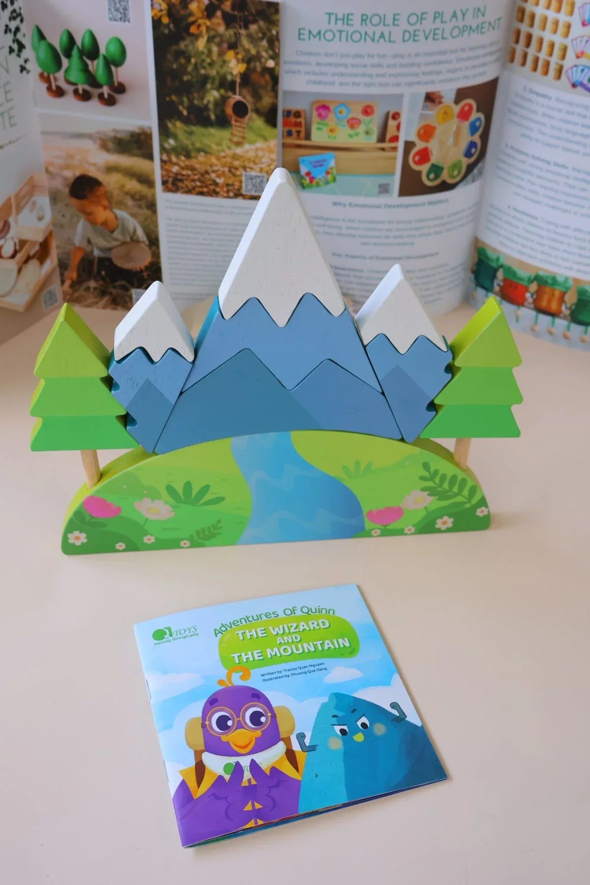 Mountain Puzzle and Book Set - Mekamart Australia