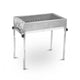 Stainless Steel Portable Outdoor BBQ Barbecue Grill Set Charcoal Kebab Picnic Camping Sets Medium - Mekamart Australia