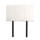 PU Leather Single Bed Headboard Bedhead - White - Mekamart Australia
