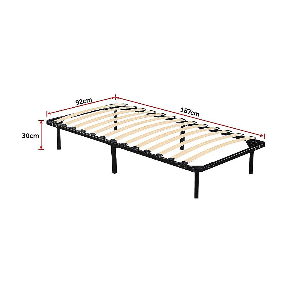 Single Metal Bed Frame - Bedroom Furniture - Mekamart Australia