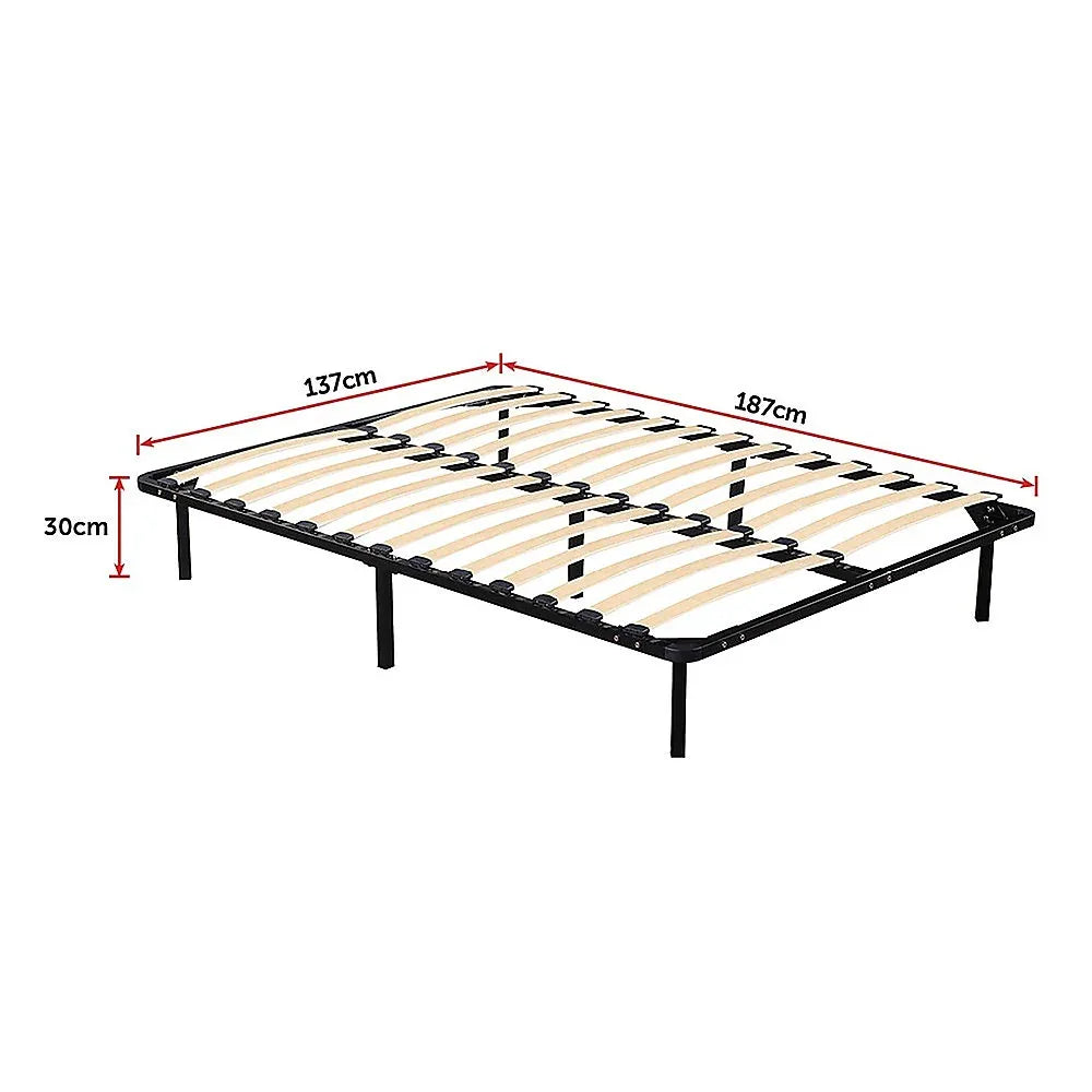 Double Metal Bed Frame - Bedroom Furniture - Mekamart Australia