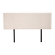 Linen Fabric Queen Bed Headboard Bedhead - Beige - Mekamart Australia