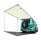 1.4m x 2m Car Side Awning Roof - Mekamart Australia