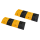 Pair of 1m Long 60T Load Rubber Speed Bump Hump Modular Speed Humps Road Hump - Mekamart Australia