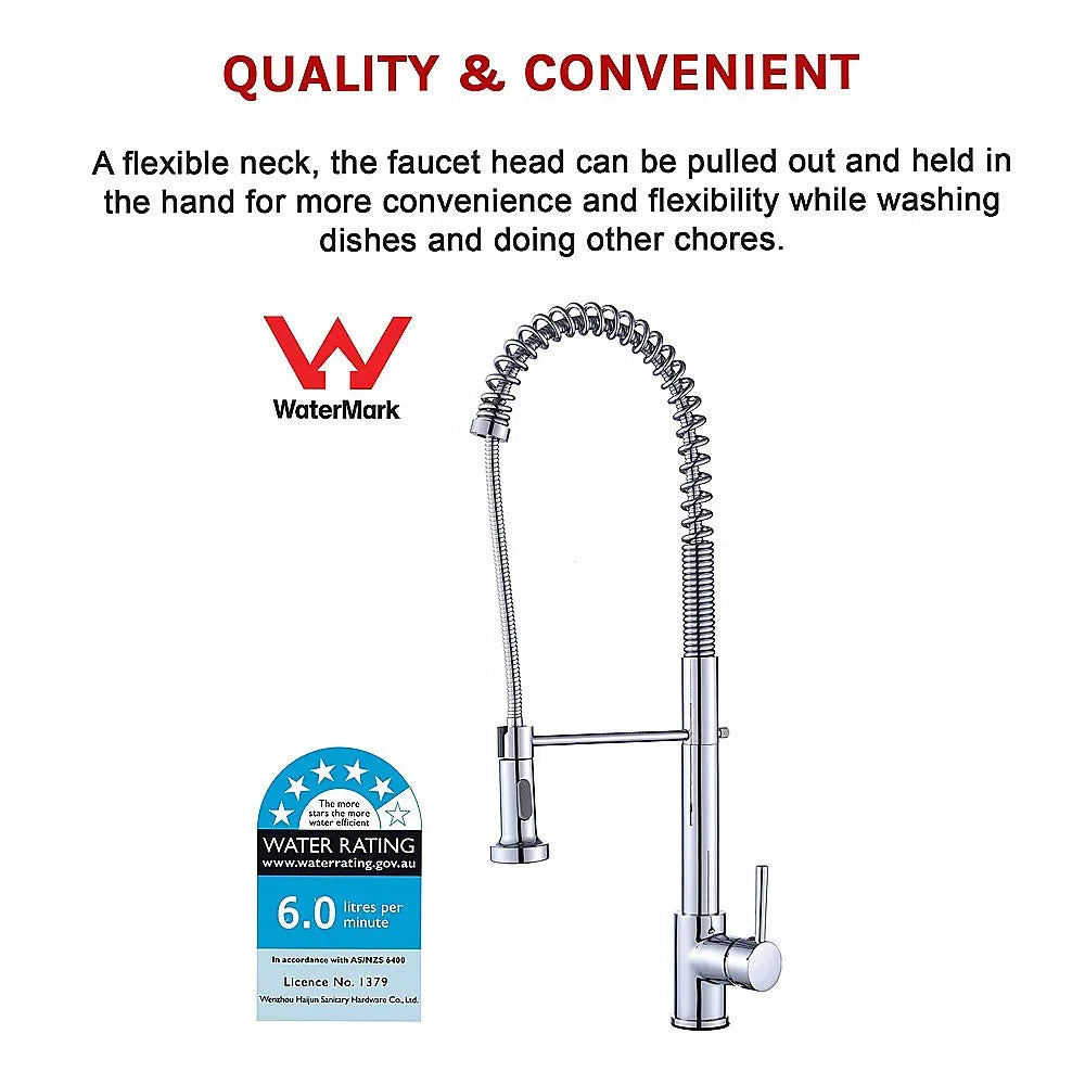 Basin Mixer Pull-Out Kitchen Tap Faucet Laundry Sink - Mekamart Australia