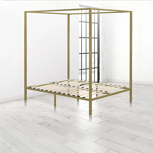 4 Four Poster Double Bed Frame - Mekamart Australia