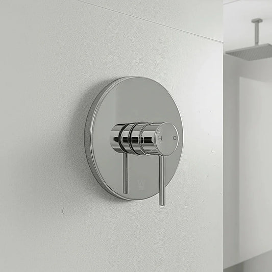 Shower Bath Mixer Tap Bathroom WATERMARK Approved - Chrome - Mekamart Australia