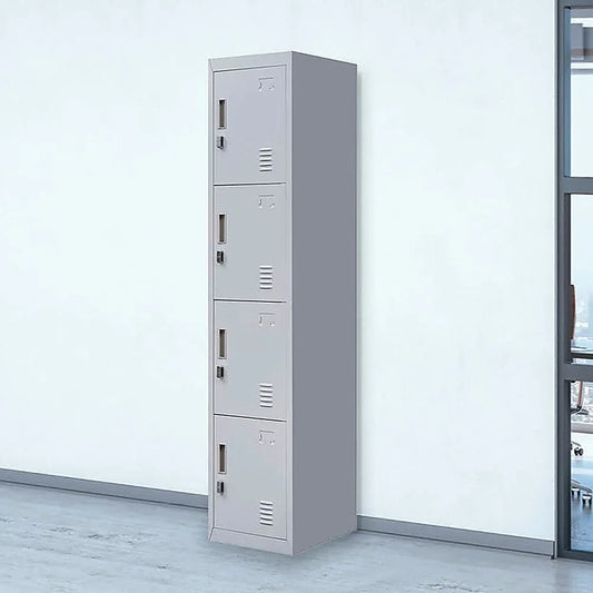 4-Door Vertical Locker for Office Gym Shed School Home Storage - Mekamart Australia
