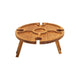 Outdoor Picnic Table Wooden Portable Folding Mini Wine Rack Picnic Table - Mekamart Australia
