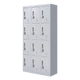 12-Door Locker for Office Gym Shed School Home Storage - 4-Digit Combination Lock