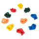 Deluxe 10 x Holds for Rock Climbing Wall Kids Outdoor Playground - Mekamart Australia