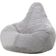 Jumbo Cord Beanbag Chair Cover Unfilled Large Bean Bag - Grey - Mekamart Australia