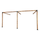 Roof Pergola Gazebo Shed Matte Black Steel Brackets DIY Kits - Mekamart Australia