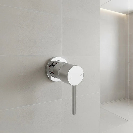 Single Round Shower Bath Mixer Tap Bathroom WATERMARK Approved - Mekamart Australia
