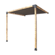 Roof Pergola Gazebo Shed Matte Black Steel Brackets and Black Screen DIY Kits - Mekamart Australia