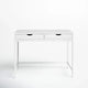 White Computer Desk – Modern PC Laptop Table for Gaming, Home Office, or Study Space Furniture - Mekamart Australia