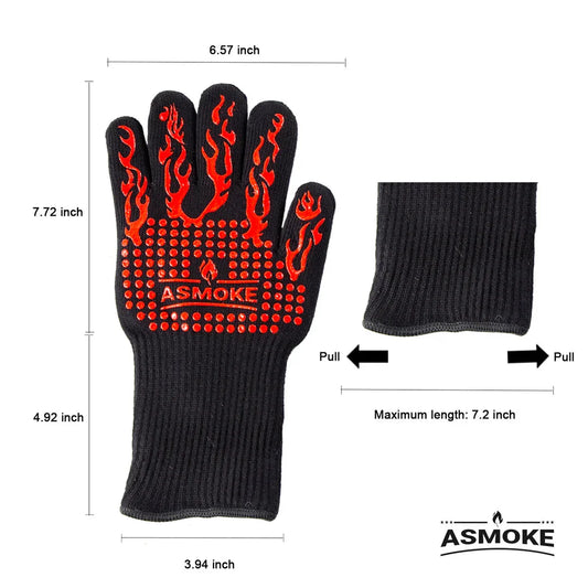 ASMOKE BBQ GLOVES - Mekamart Australia