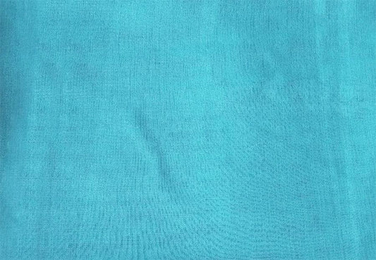 2 Long drop Sheer Voile Curtains 590cm x 270cm Drop+Hooks Pinch Pleat Lake Blue - Mekamart Australia