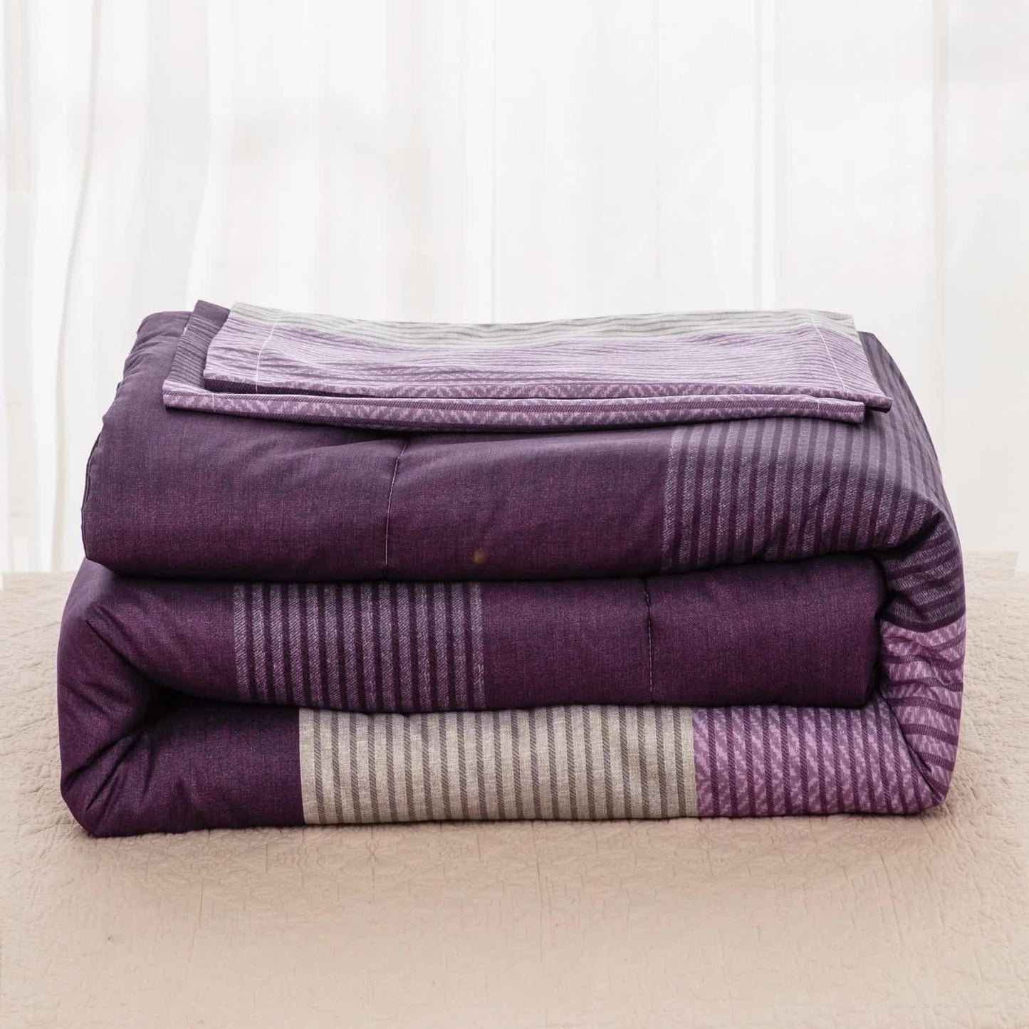 Urban Nest 3‑Piece Comforter Collection – Fresh Room Aesthetic - Mekamart Australia