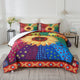 Floral Sunflower Comforter Set, King Size, Quilted Bedding with Pillowcases - Mekamart Australia
