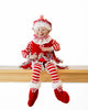 CHRISTMAS CANDY STRIPE BOY ELF RD/WH 65CM - Mekamart Australia