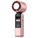 Pink Portable Handheld High-Speed Cooling Fan - Perfect for Outdoor Camping - Mekamart Australia