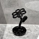 Black Creative Ceramic Toothbrush Holder - Makeup Brush & Eyebrow Pencil Organizer for Bathroom, Stylish and Practical Toothbrush Stand - Mekamart Australia