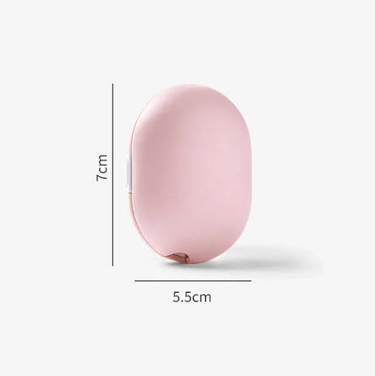 2 Pcs White Portable Mini Toothbrush Sanitizer - Compact Travel UV-C Sterilizer for Home and Travel Use - Mekamart Australia