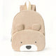 Cute Khaki Bear Backpack - Soft Corduroy Material with Adjustable Straps - Mekamart Australia