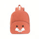 Cute Fox Backpack - Soft Corduroy Material with Adjustable Straps - Mekamart Australia