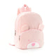 Cute Pink Bear Backpack - Soft Corduroy Material with Adjustable Straps - Mekamart Australia