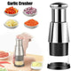 2PCS Manual Garlic Press - Stainless Steel Crushing and Mashing Tool for Kitchen Use - Mekamart Australia
