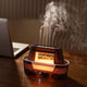 Black 300ml Ultrasonic Aroma Diffuser with Cracked Light Design - Cool Mist Humidifier for Home and Office - Mekamart Australia