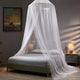 White Hanging Princess Bed Canopy Mosquito Net - Dome Bedding for Dorm Rooms & Bedrooms (Fits ≤1.5m Beds) - Mekamart Australia