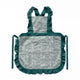 Blue Ruffled Kitchen Apron with Floral Lace - Comfortable Baking & Crafting Apron - Mekamart Australia